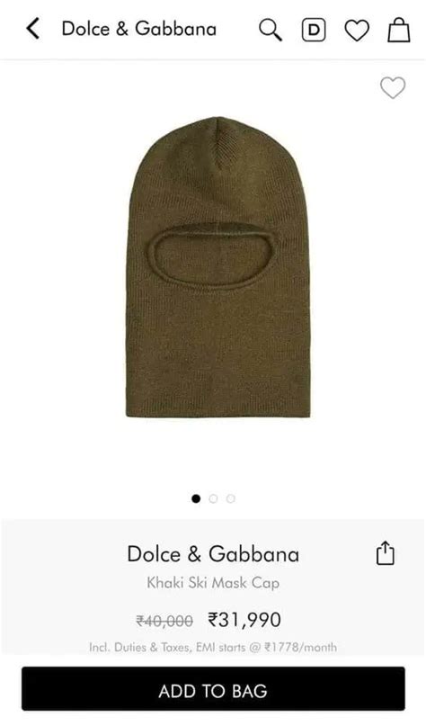 Dolce & Gabbana Is Selling A 'Monkey Cap' Worth .